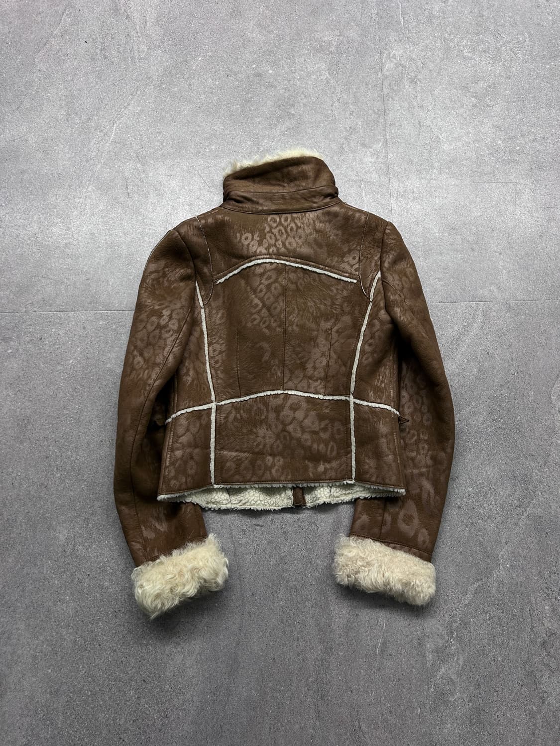 LEWE 레오파드 시어링 자켓 상품이미지6