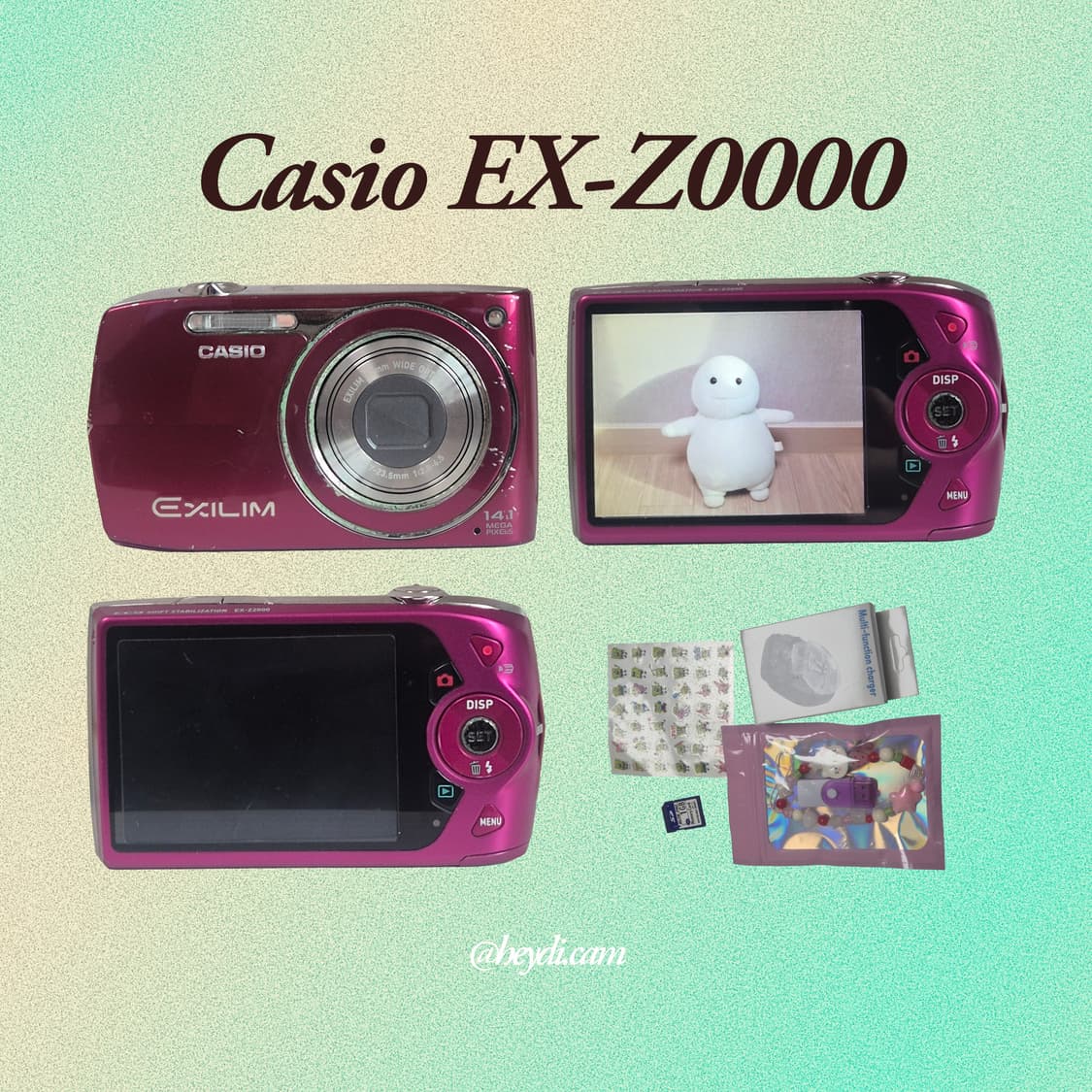 (로제, 모카, 아일릿) Casio EX-Z2000 카시오Z2000 상품이미지3