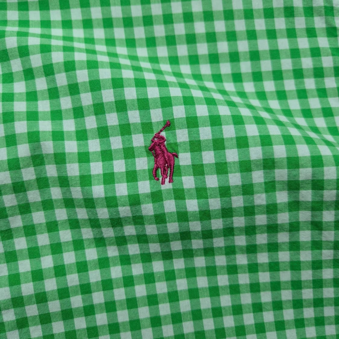 [XL(18-20)] 폴로 랄프로렌 깅엄체크 반팔셔츠 상품이미지6