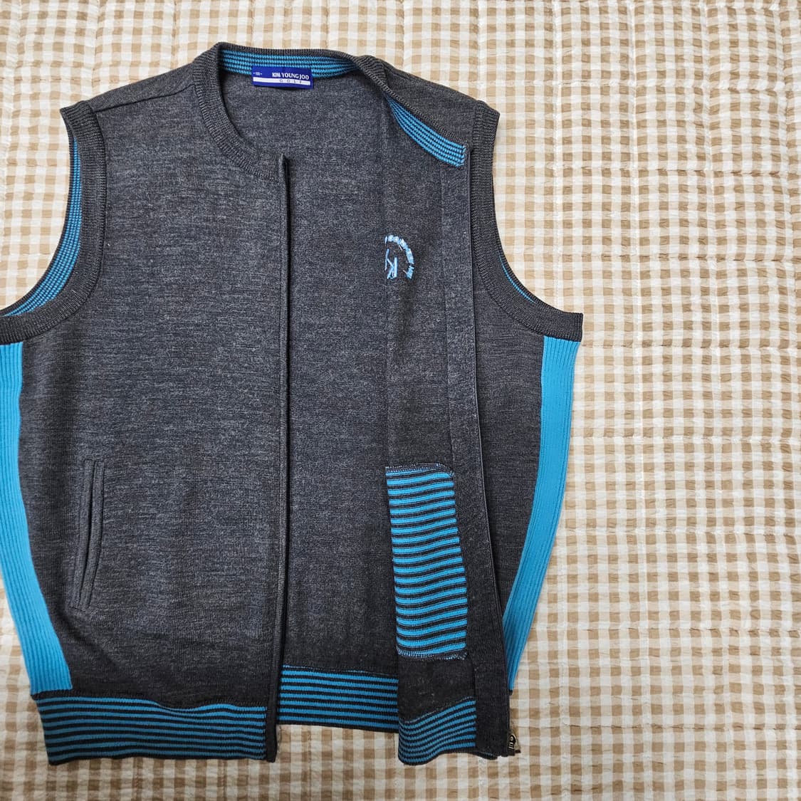 김영주 골프 집업 조끼 남자100 상품이미지5