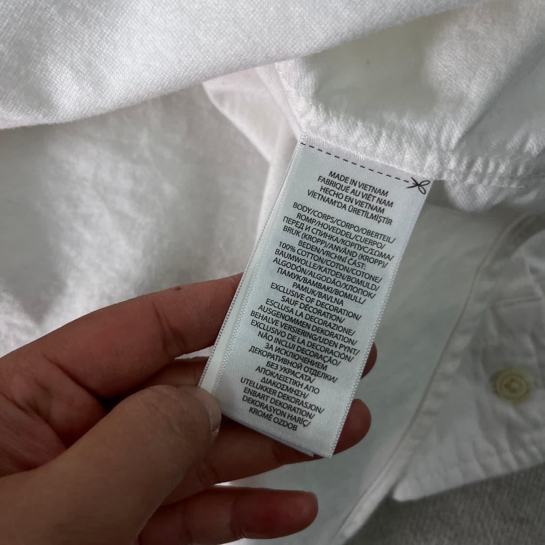 95 폴로랄프로렌 화이트 코튼 셔츠 상품이미지8