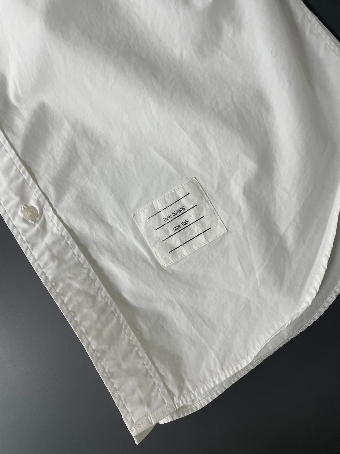 [3] 톰브라운 삼선 완장 포플린 셔츠 MADE IN USA 상품이미지6