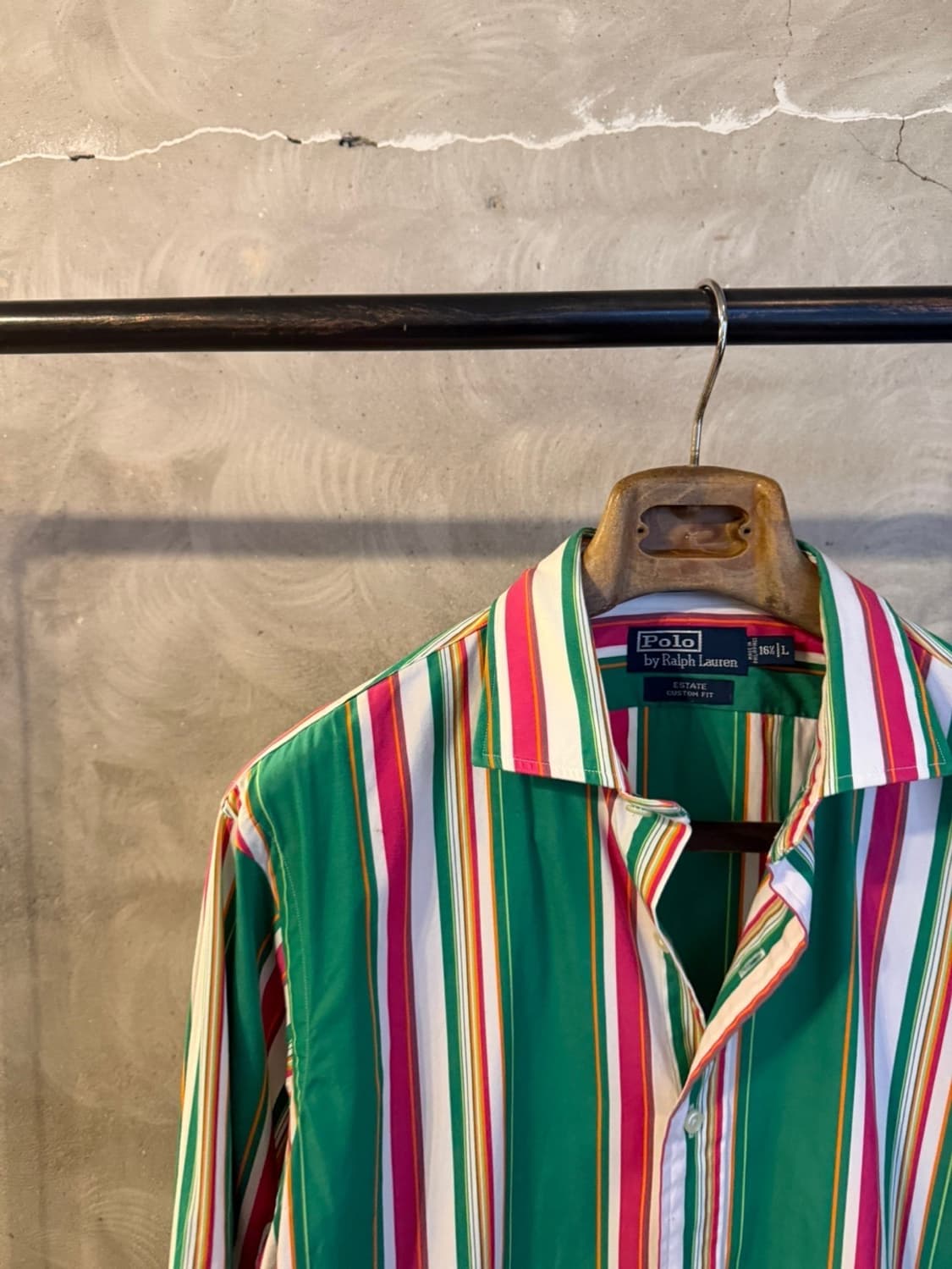 폴로 랄프로렌 스트라이프 셔츠 100 상품이미지2