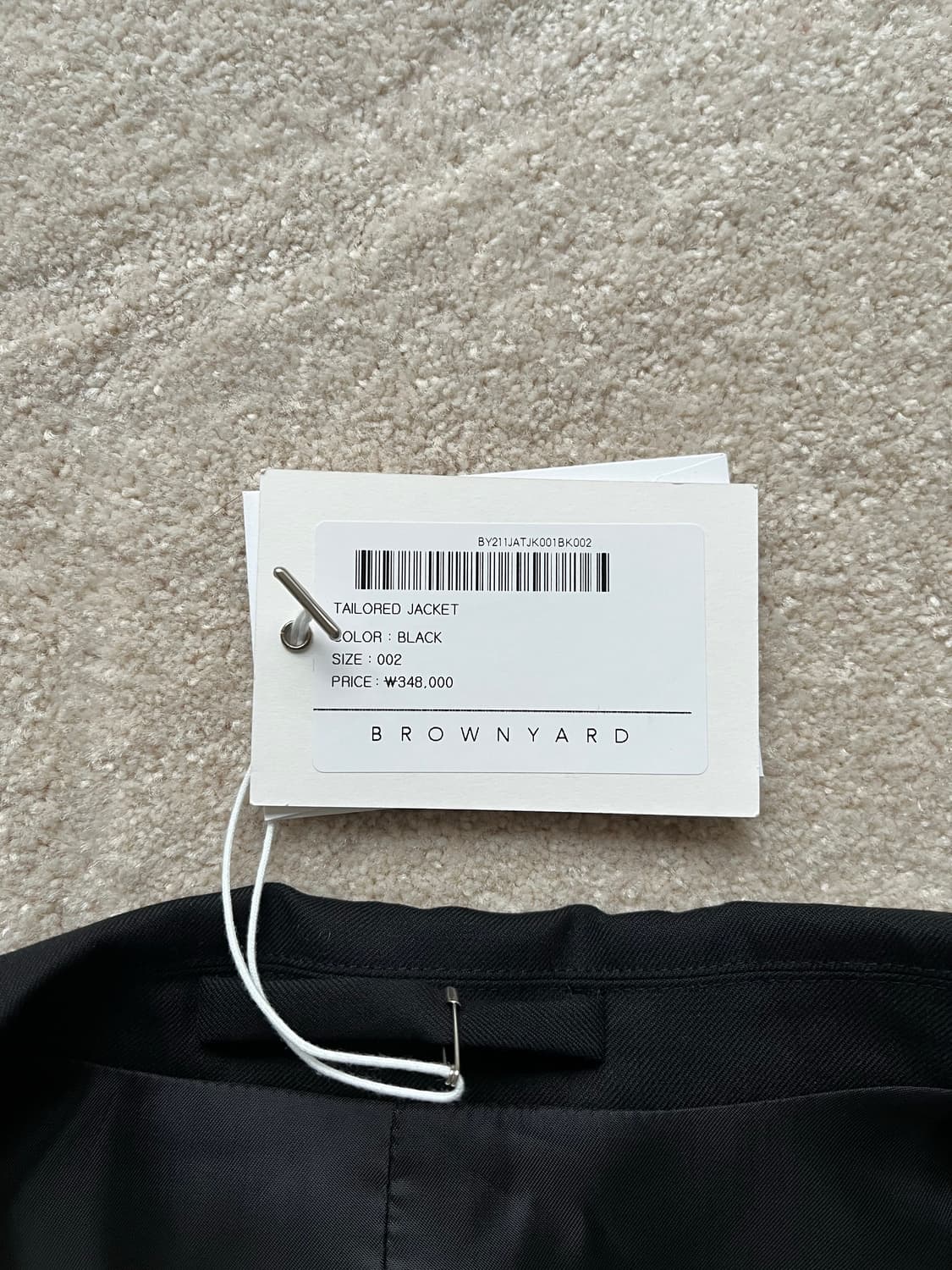 브라운야드 테일러드 자켓 새상품(105-108)  상품이미지9