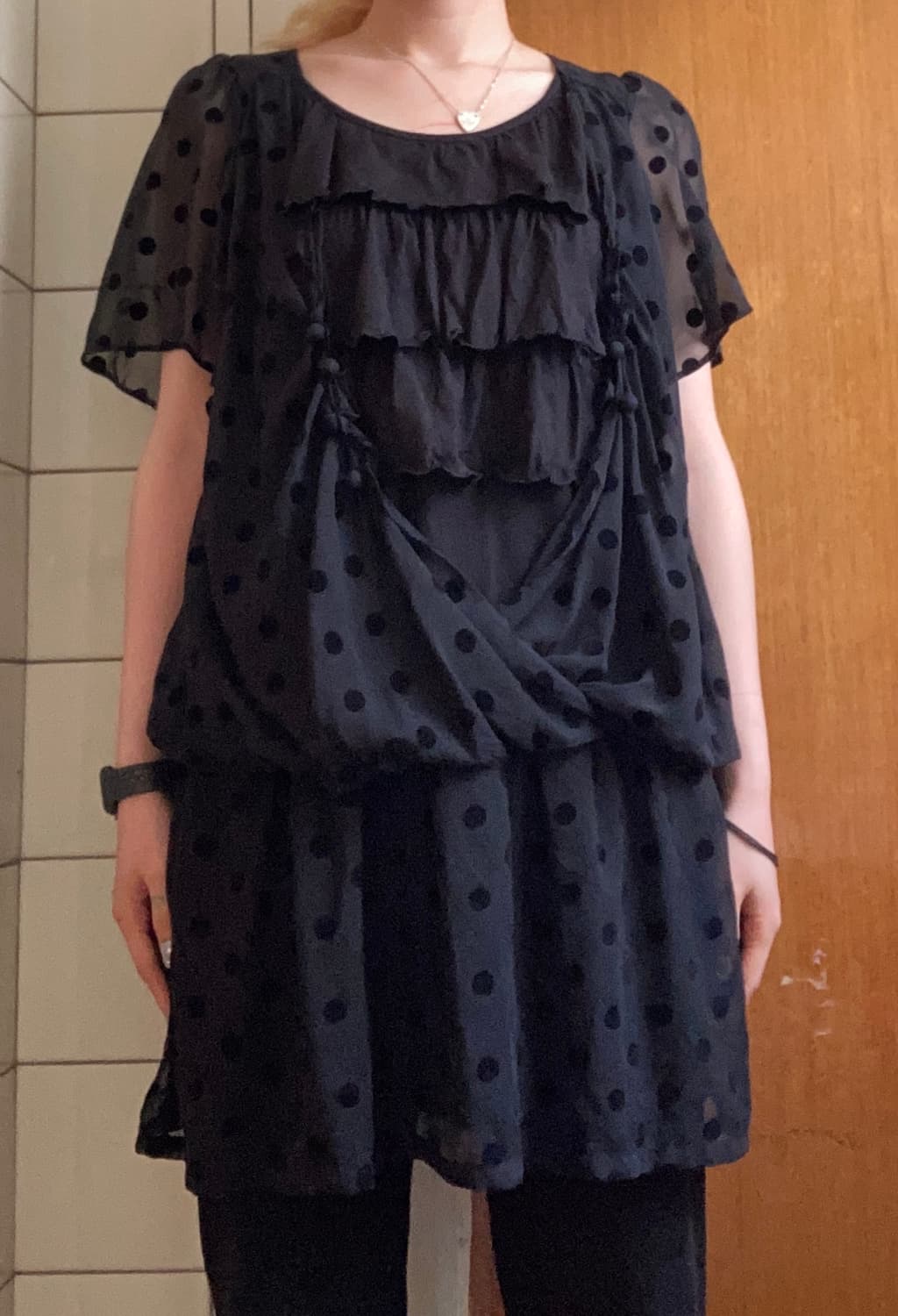 도트 원피스 상품이미지4