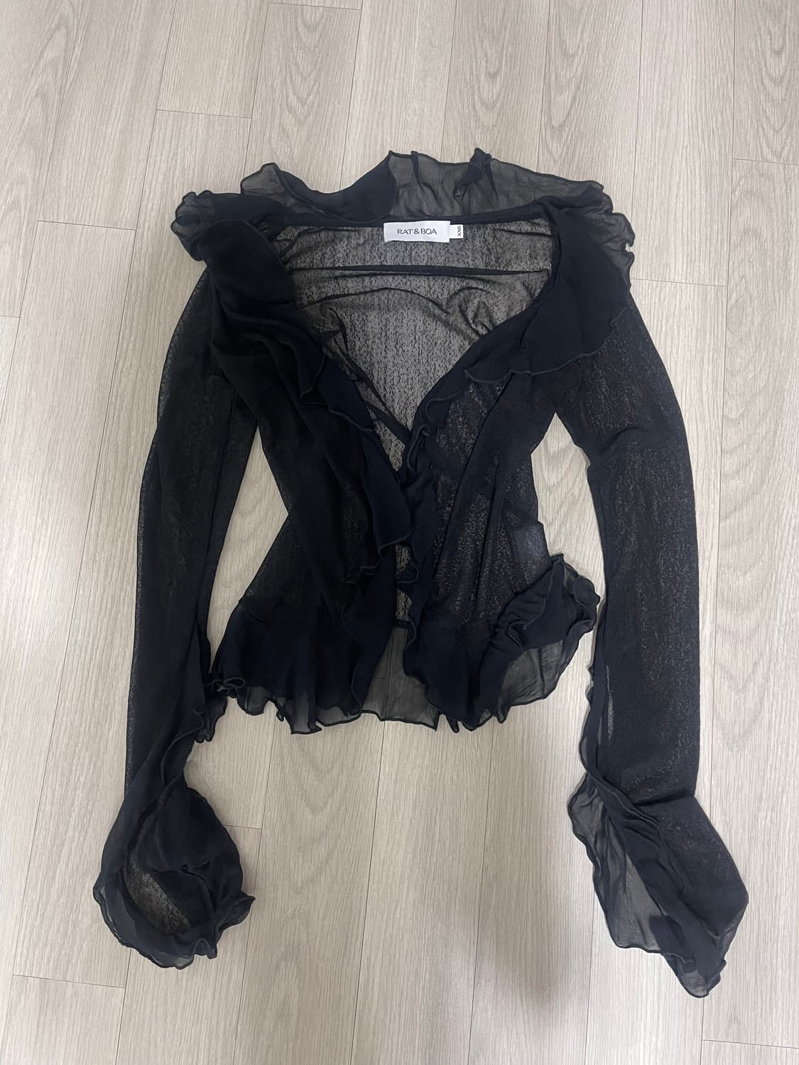 Rat&Boa 랫앤보아 시어 가디건  상품이미지4