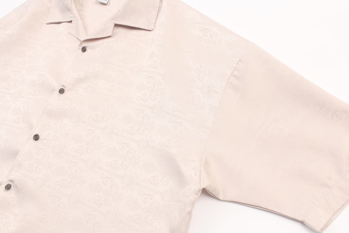 CASPER JOHN Jacquard Open Collar Oversiz 상품이미지4