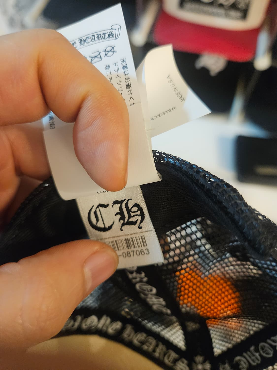 크롬하츠 정품 킹타코 메쉬 캡 모자 상품이미지4