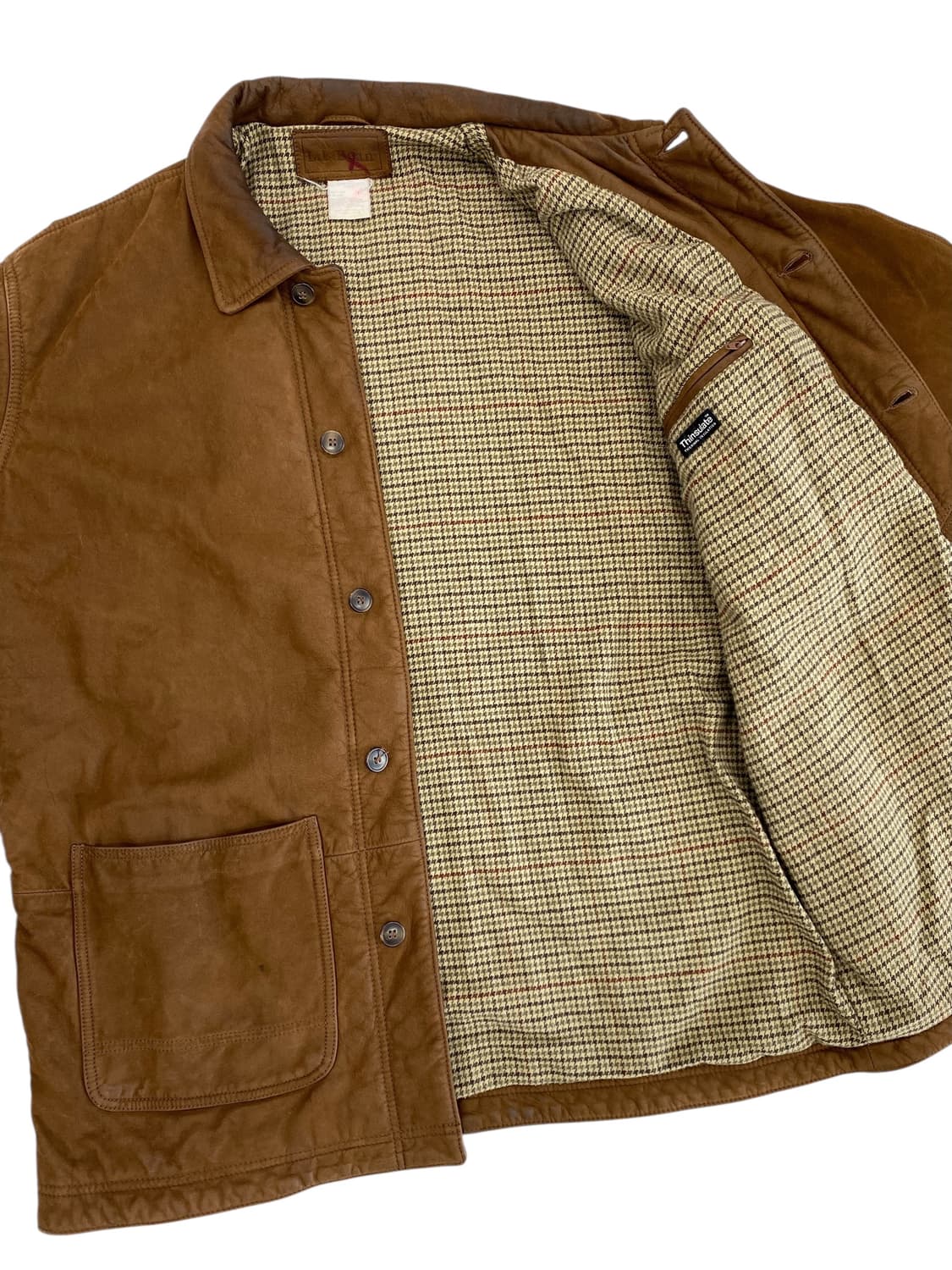 90‘s 엘엘빈 소가죽 초어 자켓 상품이미지7