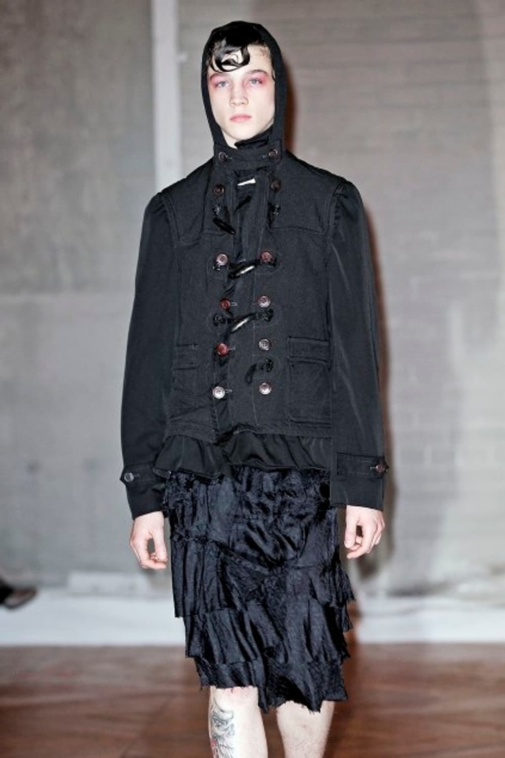 layered duffle coat 상품이미지10