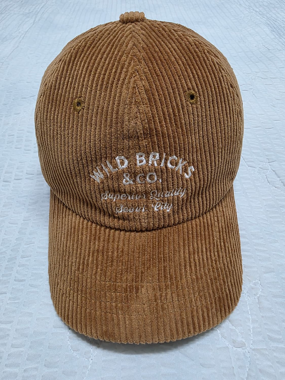 와일드브릭스 코듀로이 브라운 모자 볼캡 wild bricks 상품이미지2