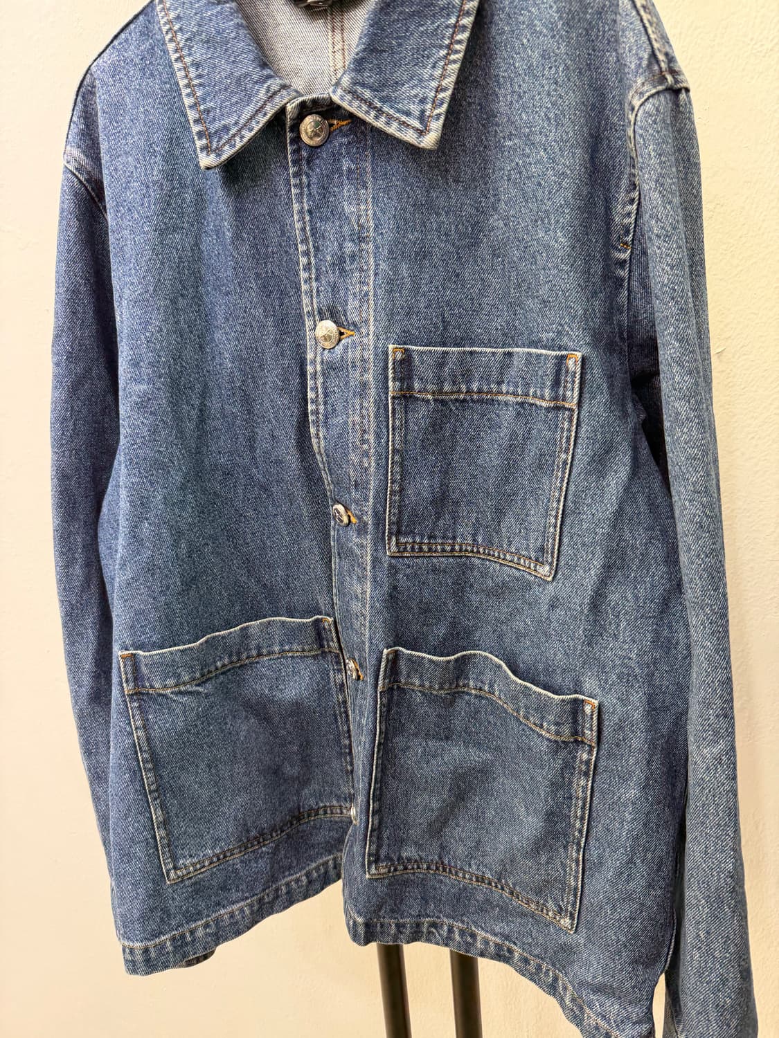 정품) APC 아페쎄 남성 데님 청자켓 L 상품이미지3