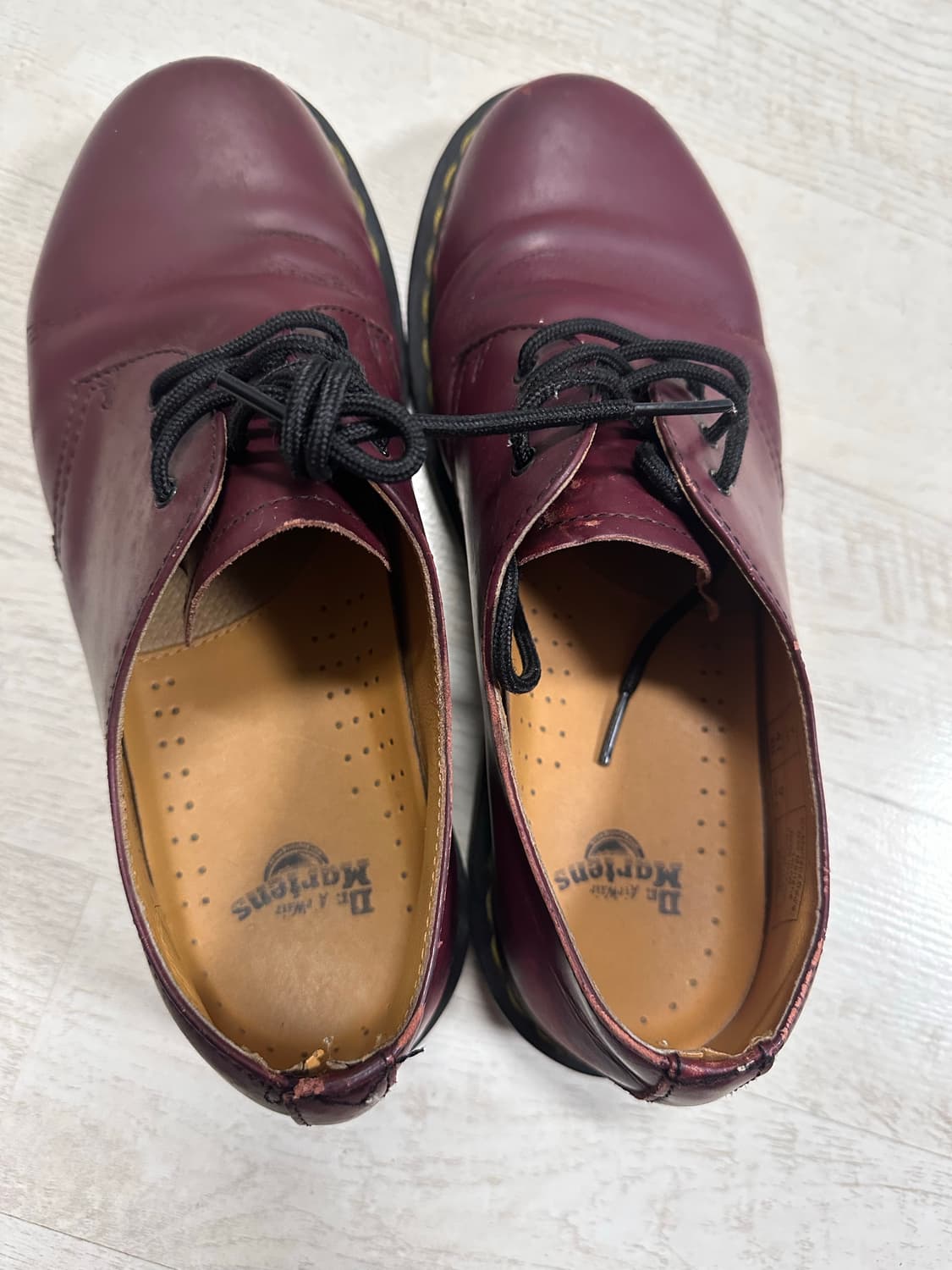 닥터마틴 1461 스무스 체리레드 Uk7 상품이미지2