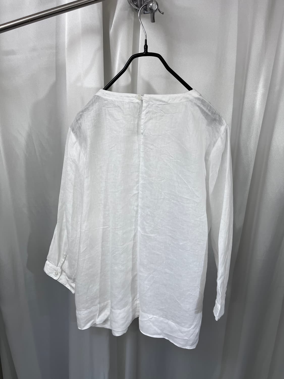 MUJI linen blouse  상품이미지4