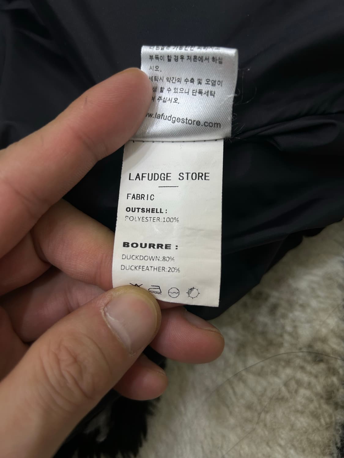 [S]라퍼지 포 우먼 덕다운 숏 패딩/블랙 상품이미지6