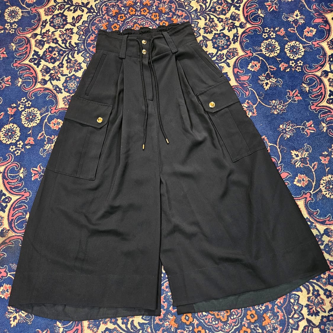 시스템(SYSTEM) 22ss 골든 버튼 드로우 스트링 롱 스커트 상품이미지1