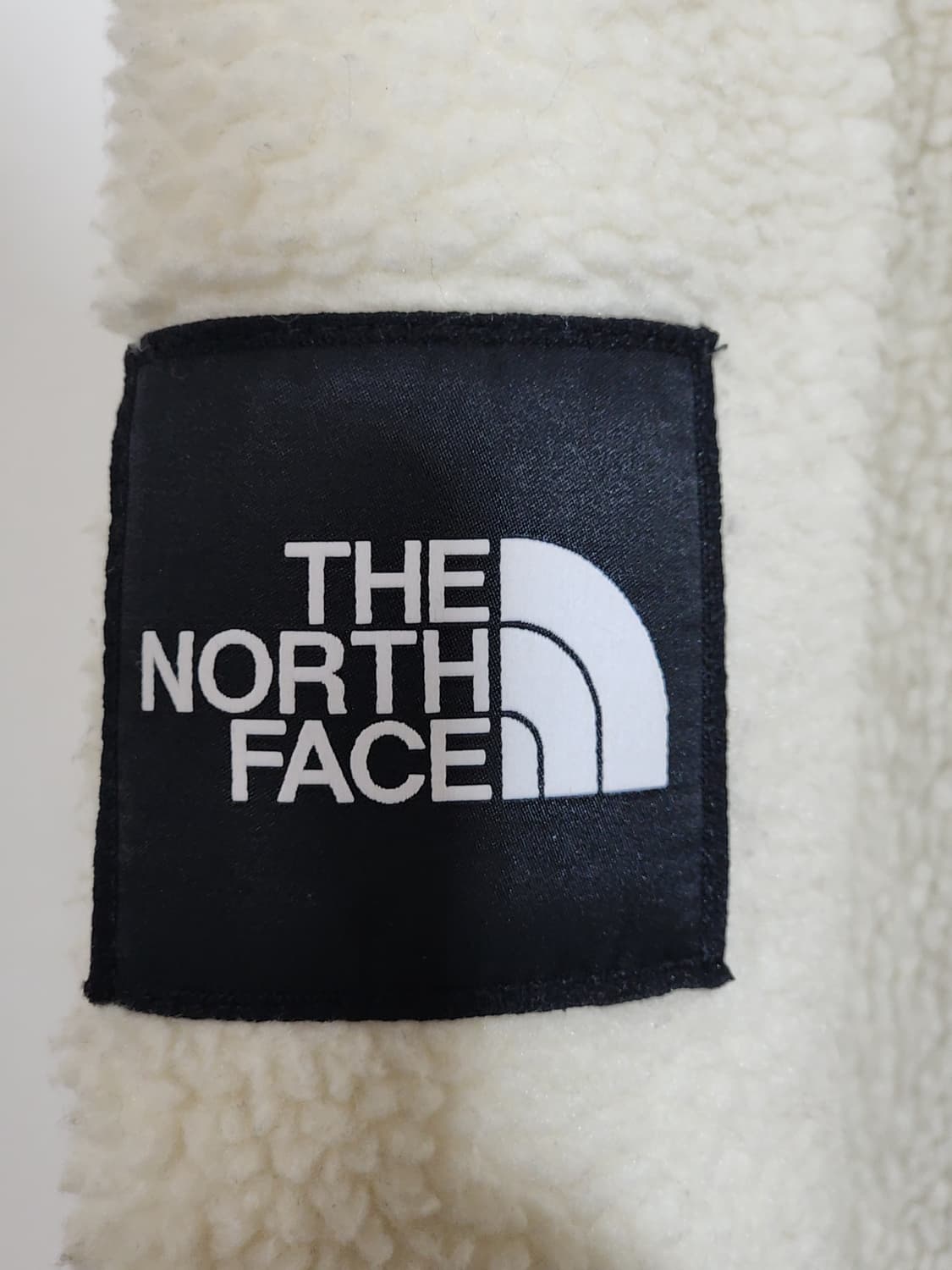 (M) 노스페이스 후리스 점퍼 아이보리 뽀글이 플리스 자켓  상품이미지5