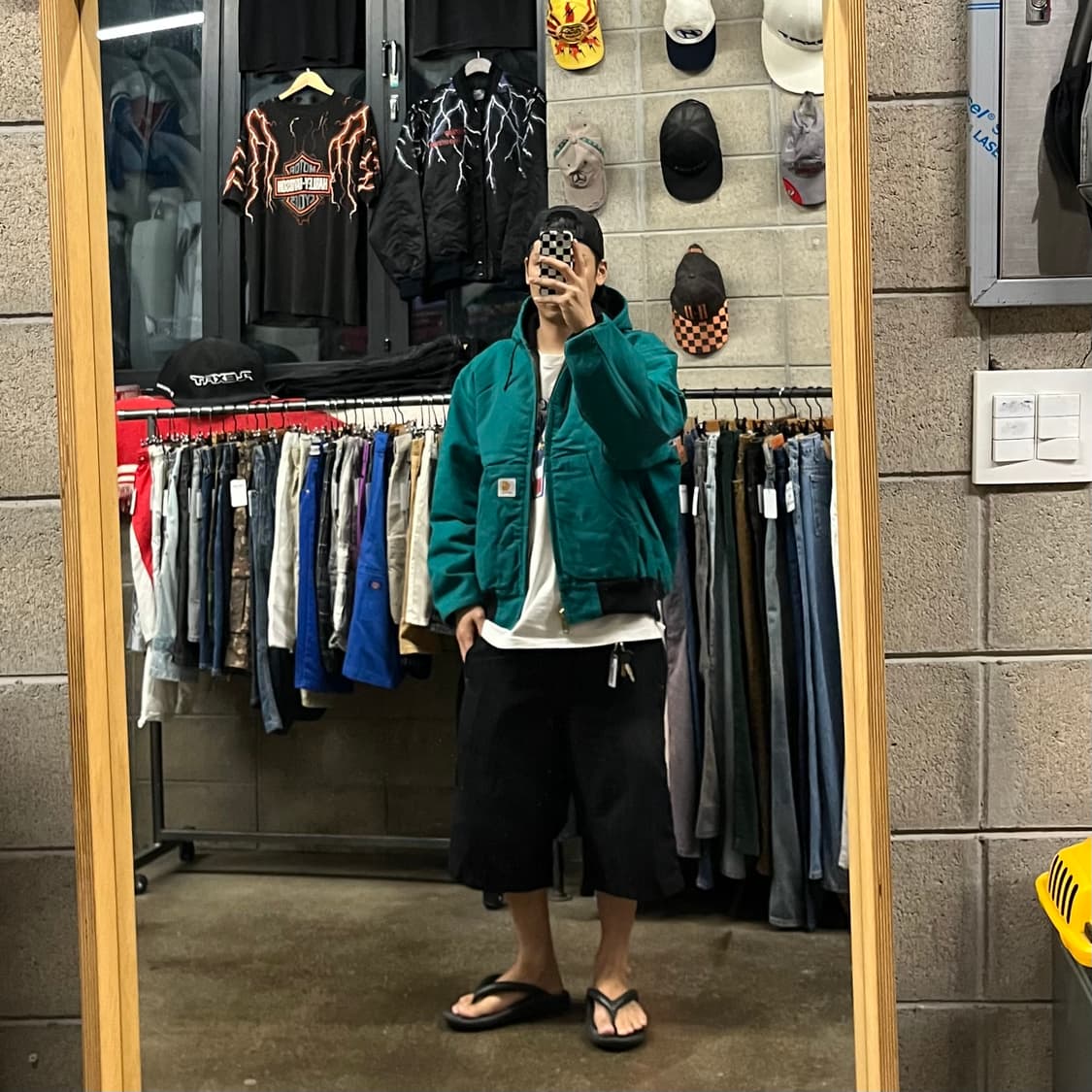 90s Carhartt J04 AQU 액티브 자켓 (105-110) 상품이미지6