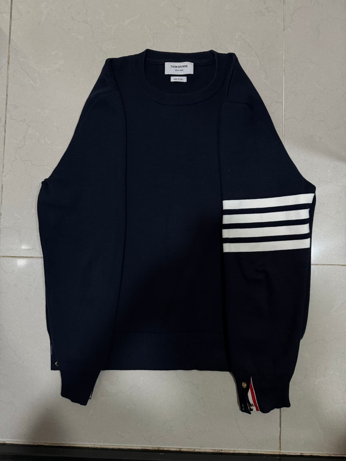 [당일출고,4사이즈] 25년식 새상품급 톰브라운 밀라노스티치 니트 상품이미지1