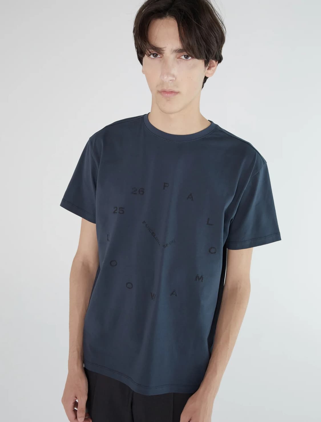 (L) 팔로마울 no.2684 O'clock B 티셔츠 상품이미지1