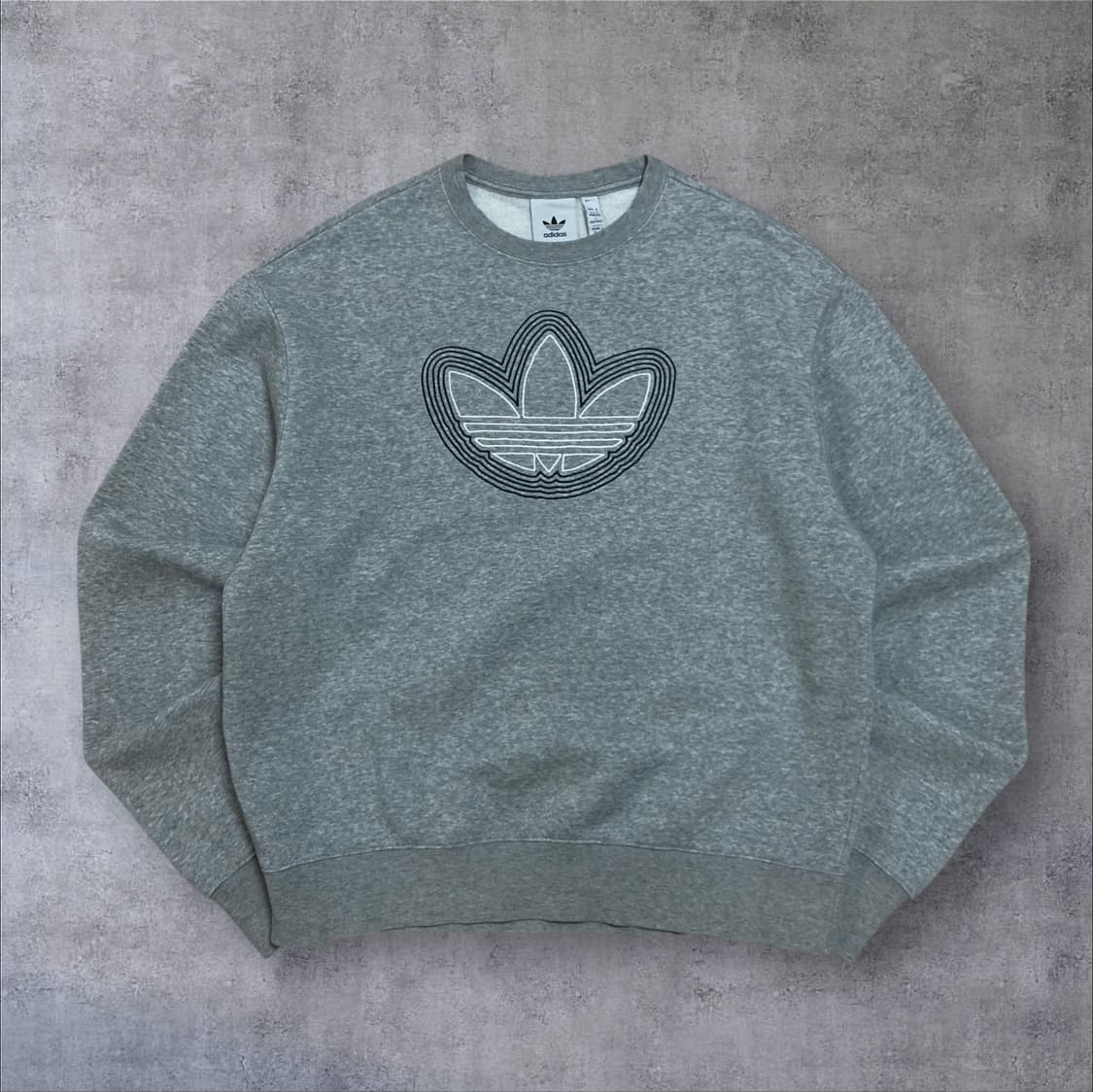 아디다스 오리지날 빅로고 그레이 맨투맨 상품이미지1