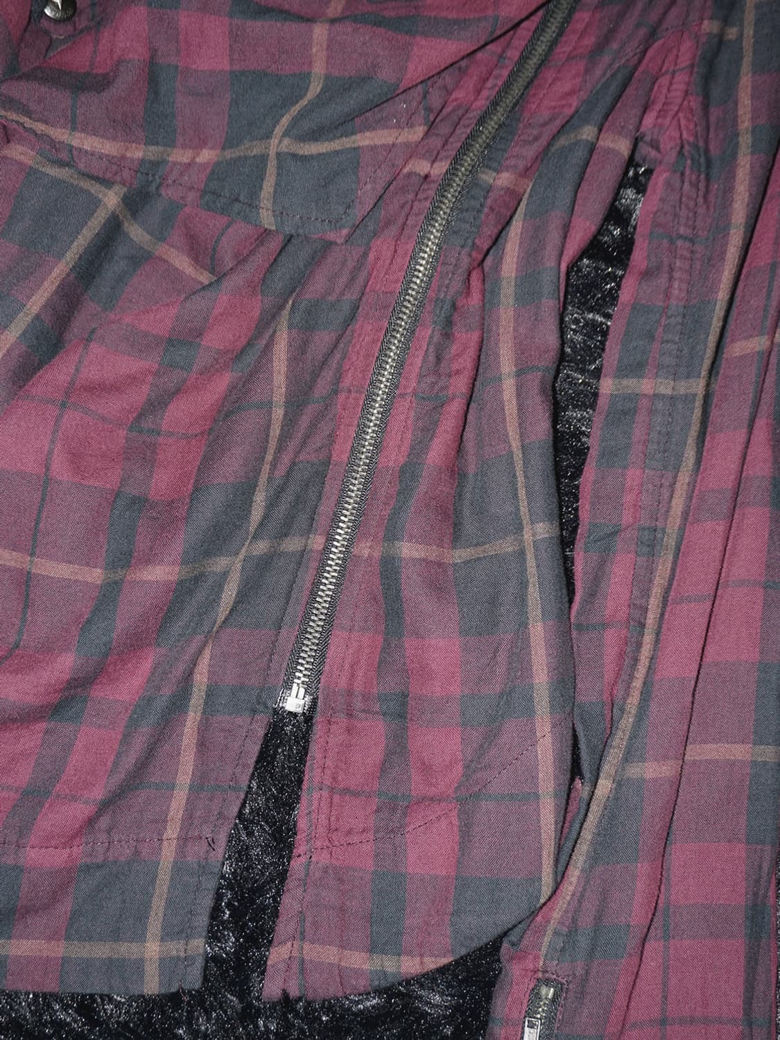 (diesel) diagonal check punk jacket  상품이미지4