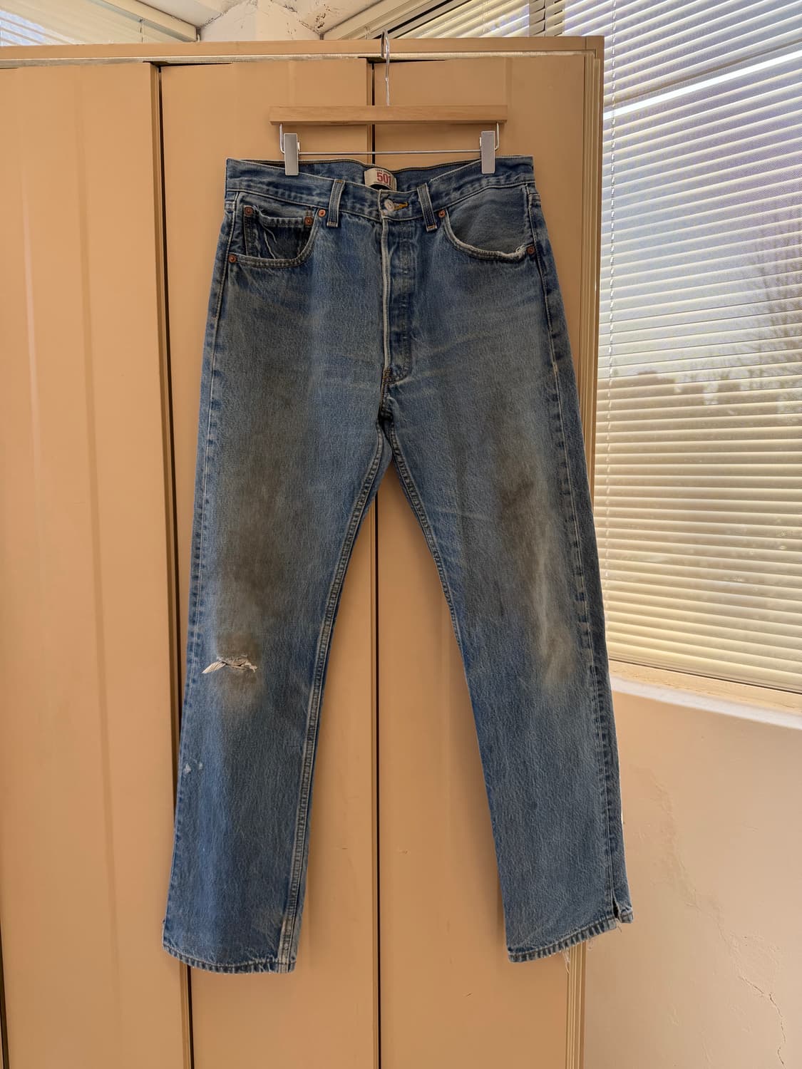 리바이스 501 vtg 데님 상품이미지3