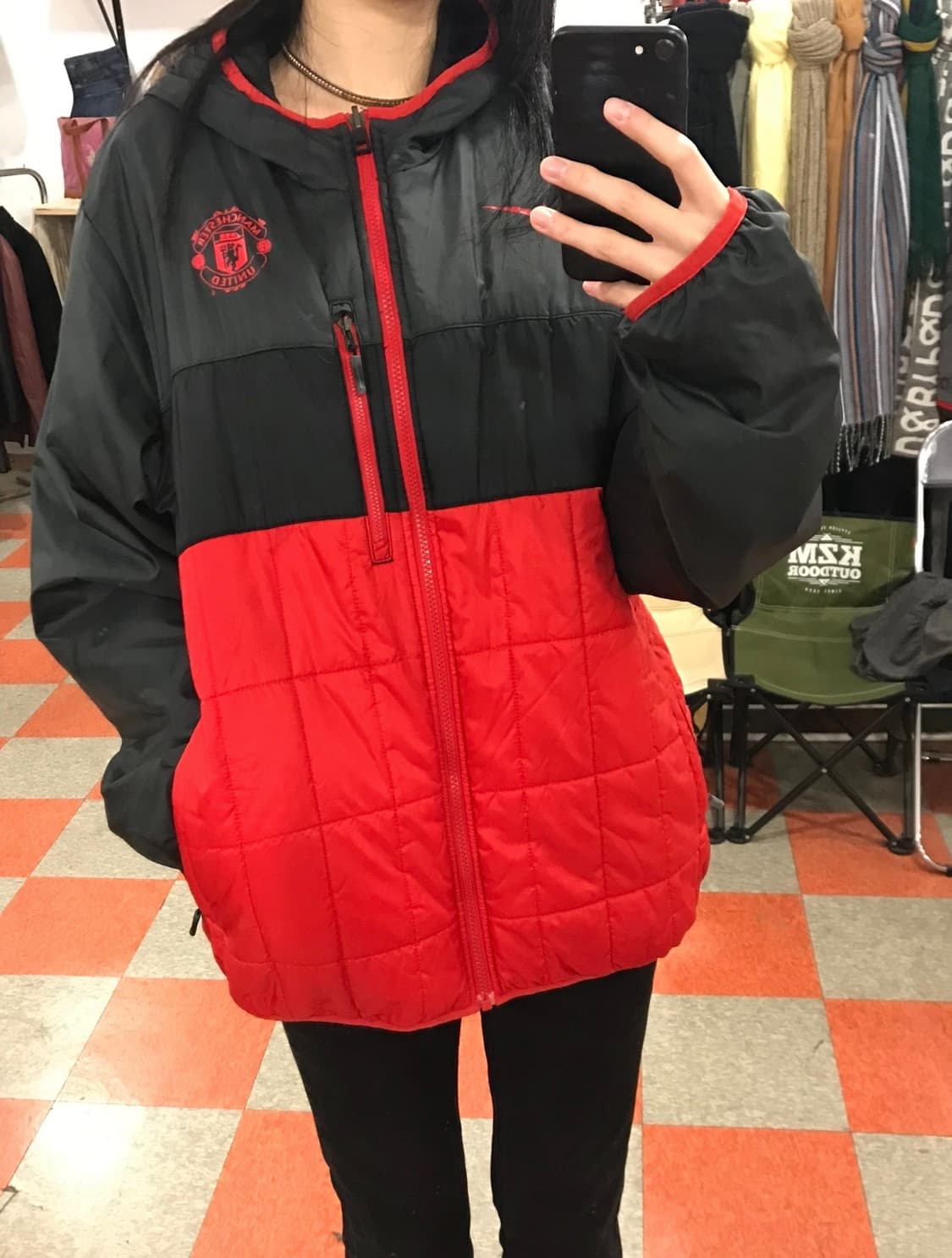 나이키 맨유 양면후디자켓 상품이미지2