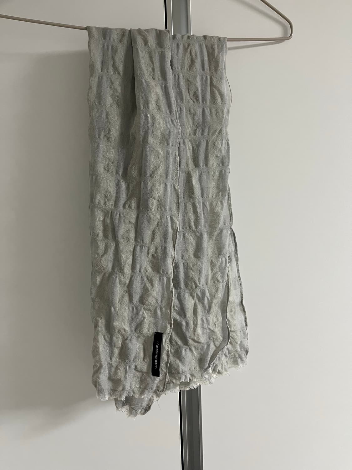 해칭룸 hatchingroom crinkle scarf grey 상품이미지3