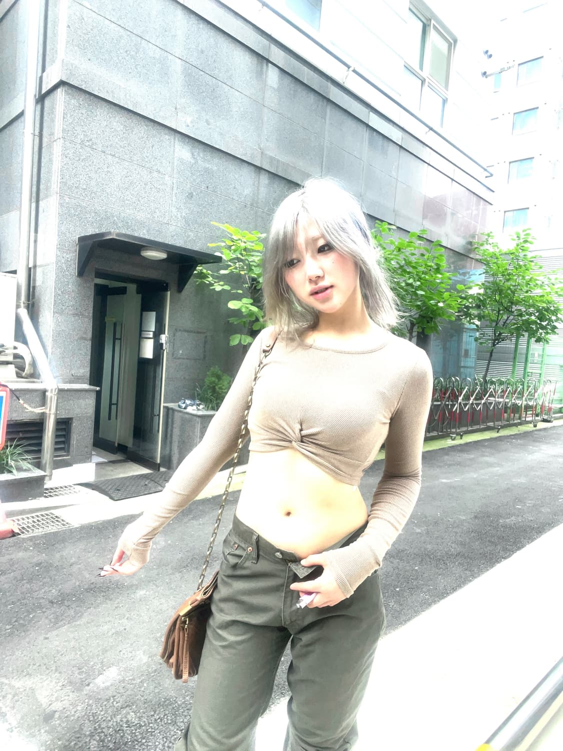 croped long sleeve 상품이미지2