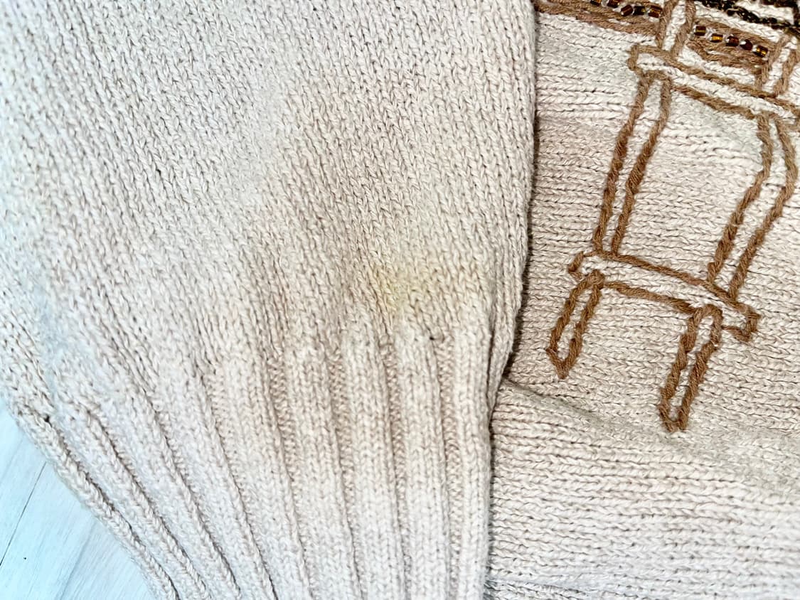 베이지 자수 모리 가디건 라떼갸루 히메갸루 오네갸루 카모메산장 코코모리 상품이미지3