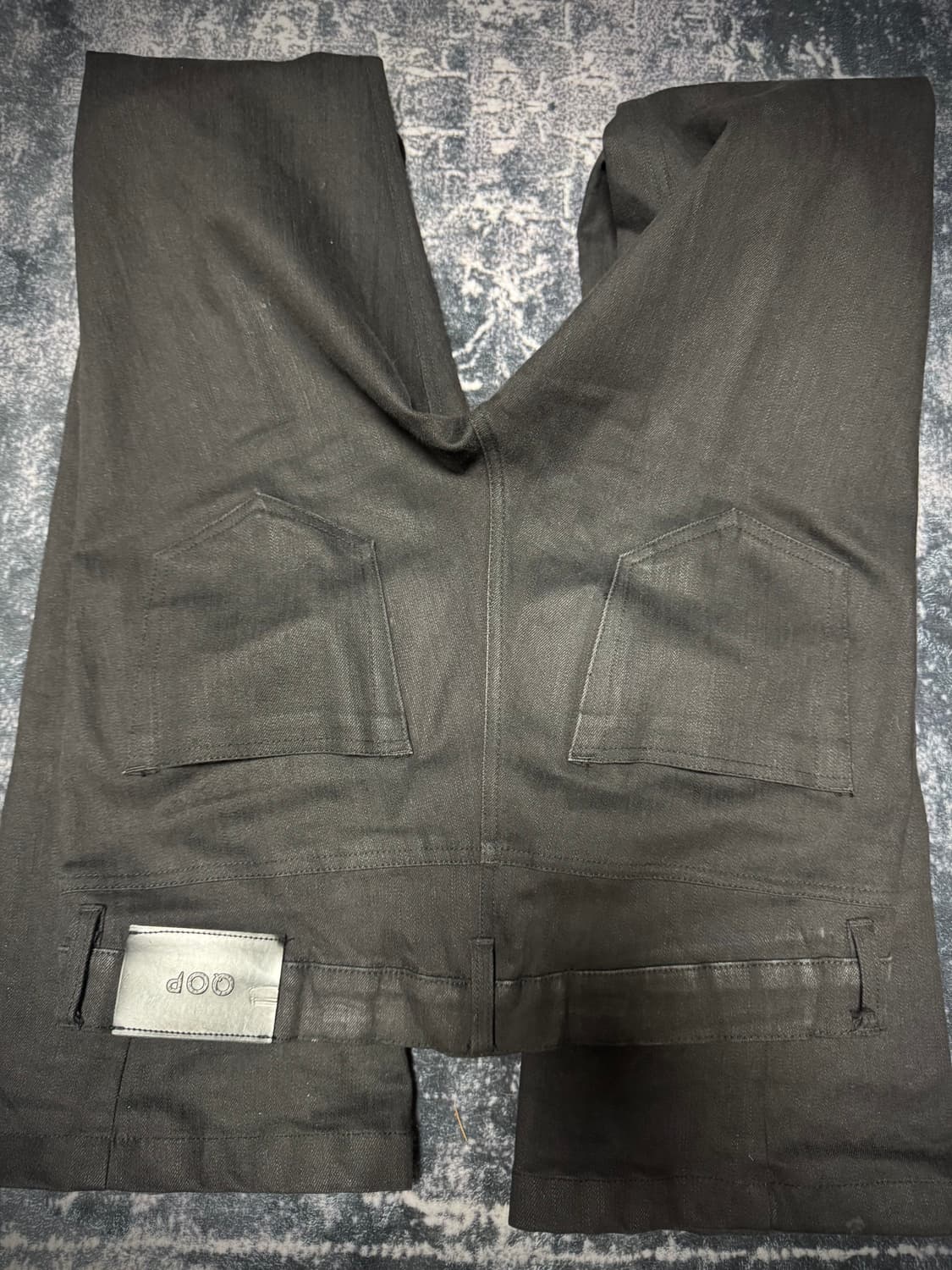 QOP Black Flared Jeans 상품이미지5