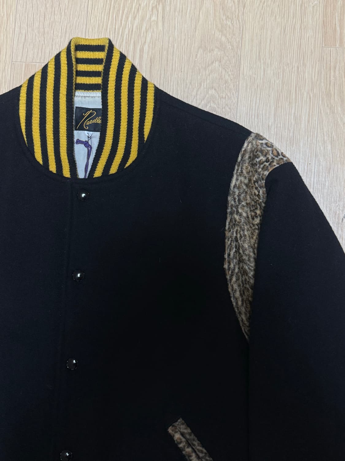 니들스 레오파드 바시티 자켓 상품이미지2