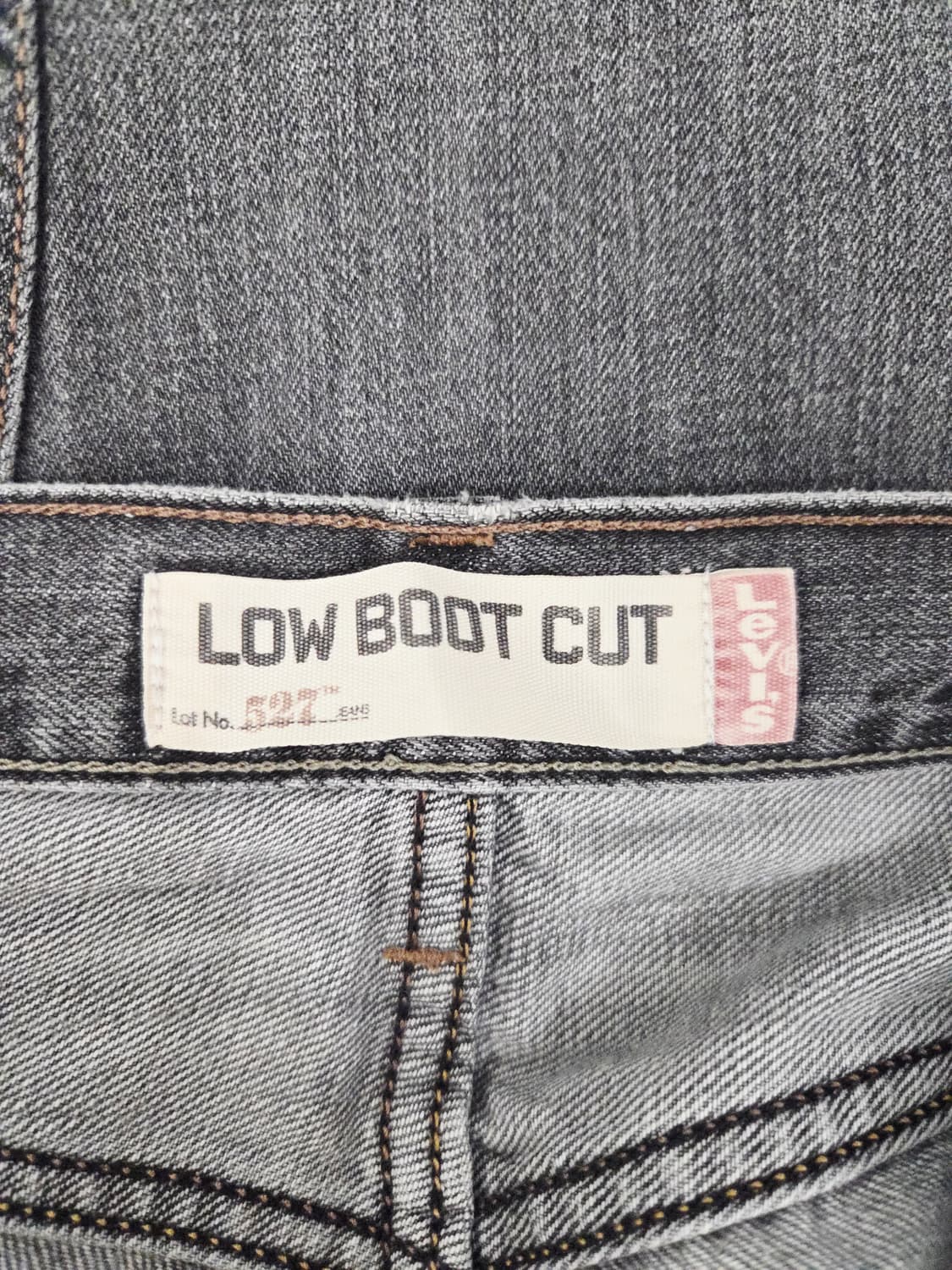 리바이스(Levi's) 527 로우 부츠컷 그레이 데님 팬츠 상품이미지7