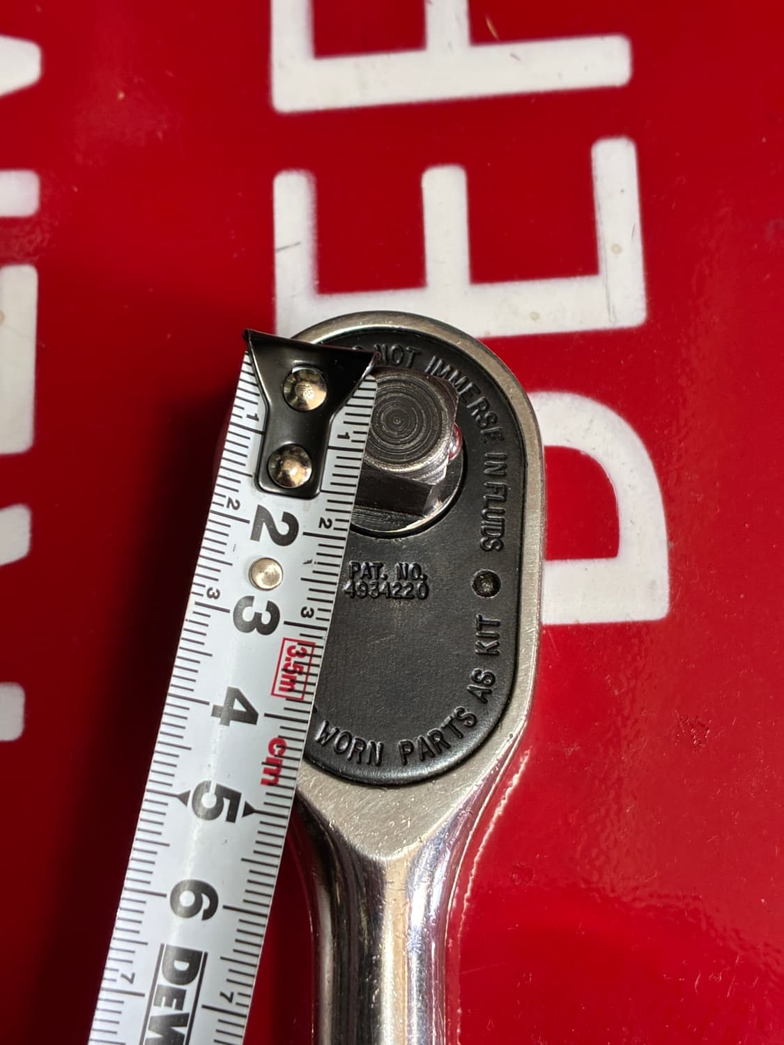 [MADE IN USA] 스냅온(Snap-on) 1/2" 라쳇, 깔깔이 상품이미지4