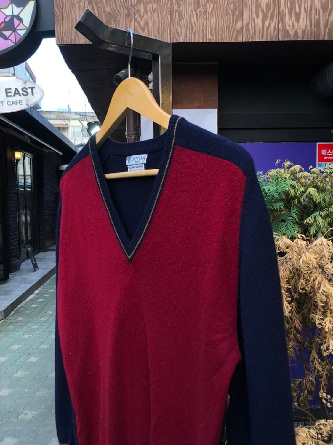 랑방 브이넥 니트 상품이미지3