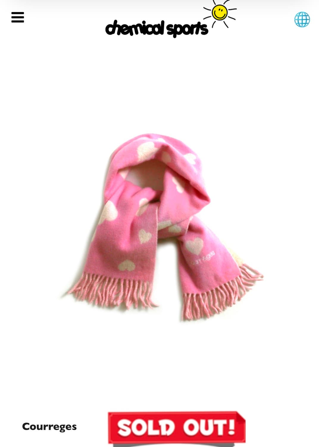 꾸레쥬 하트 목도리  상품이미지1