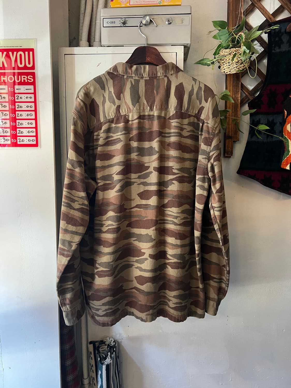 [XL]파타고니아 2포켓 우드랜드 패턴 오가닉 코튼 셔츠 상품이미지6