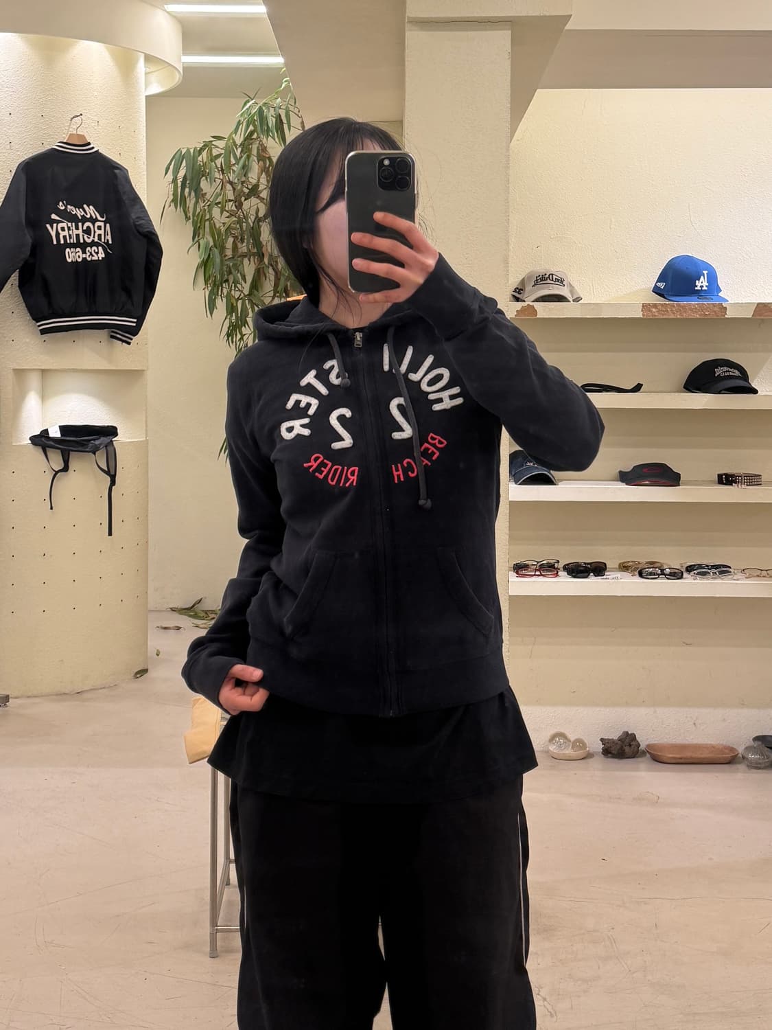 홀리스터 아치로고 후드집업 U589 상품이미지1