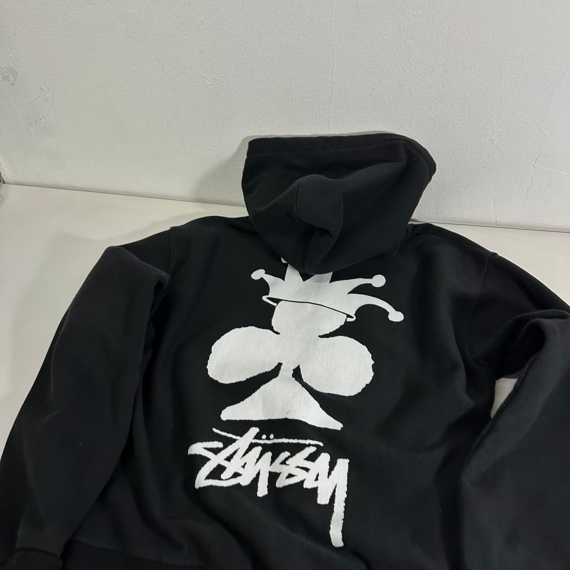 M 스투시 블랙 클로버 후드집업 상품이미지2