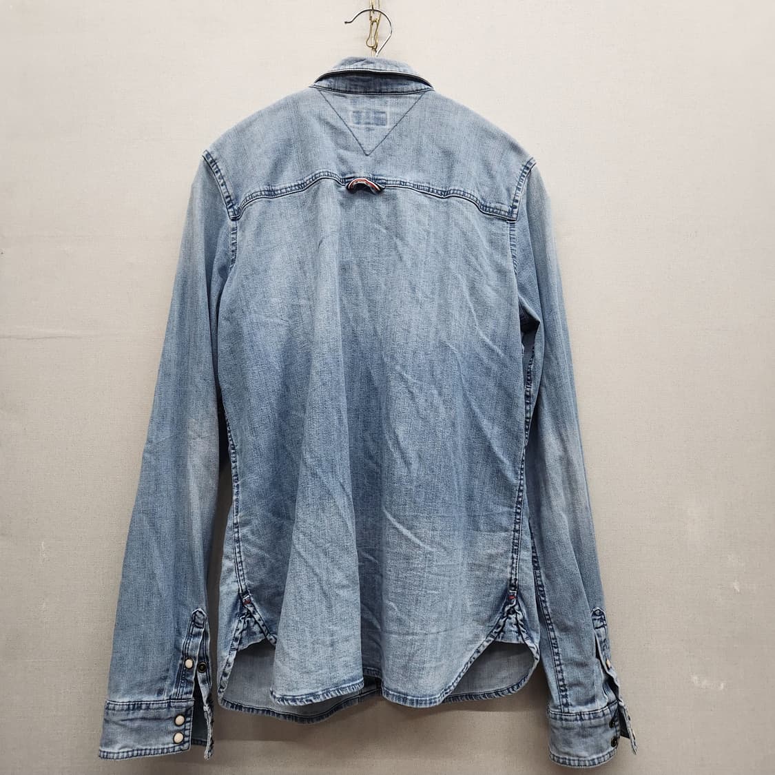 타미진스 원포켓 로고 워싱 데님 셔츠 M(M) 상품이미지4