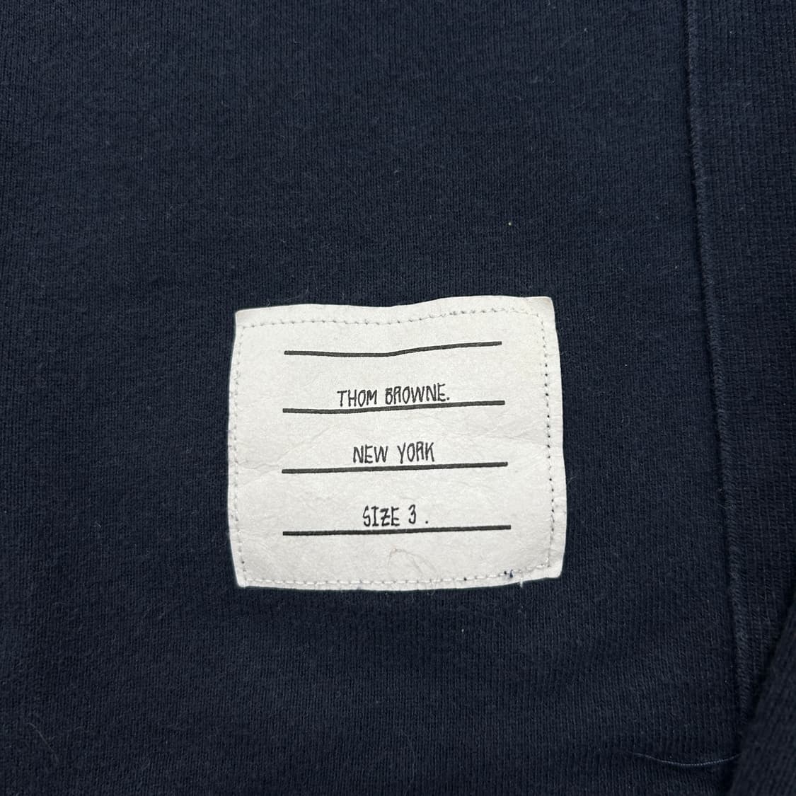 톰브라운 루프백 4바 네이비 스웻셔츠(3) 상품이미지5