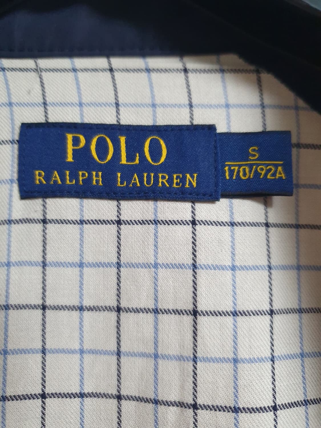 폴로랄프로렌 체크안감 집업 자켓 네이비 S 상품이미지9