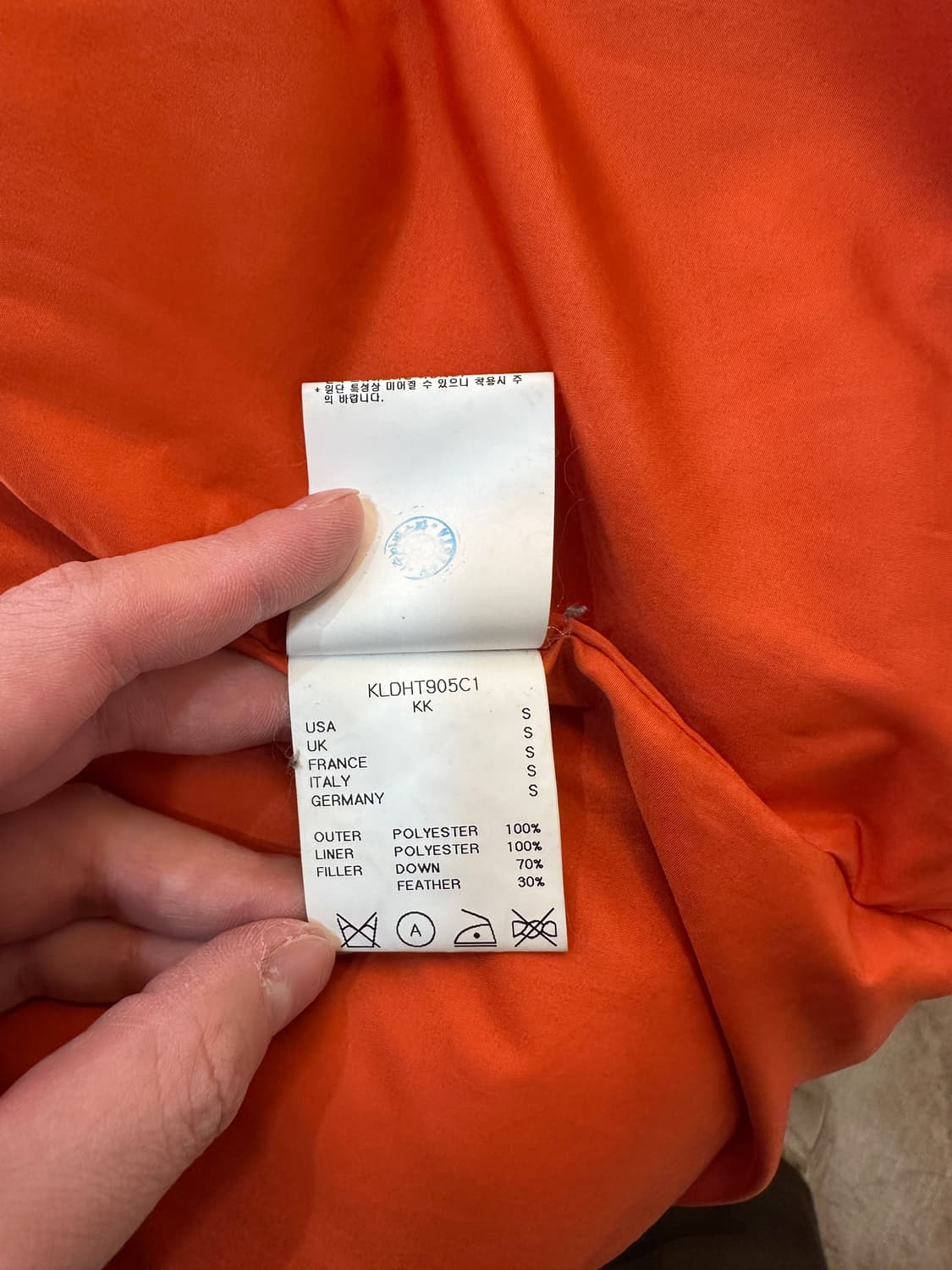 S) 카이아크만 m65 스타일 오리털 야상 점퍼 내피 탈부착 상품이미지6