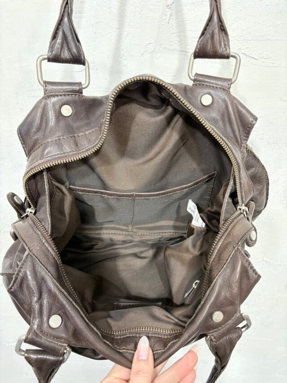 HIROKO KOSHINO Leather Buckle Shoulder B 상품이미지8