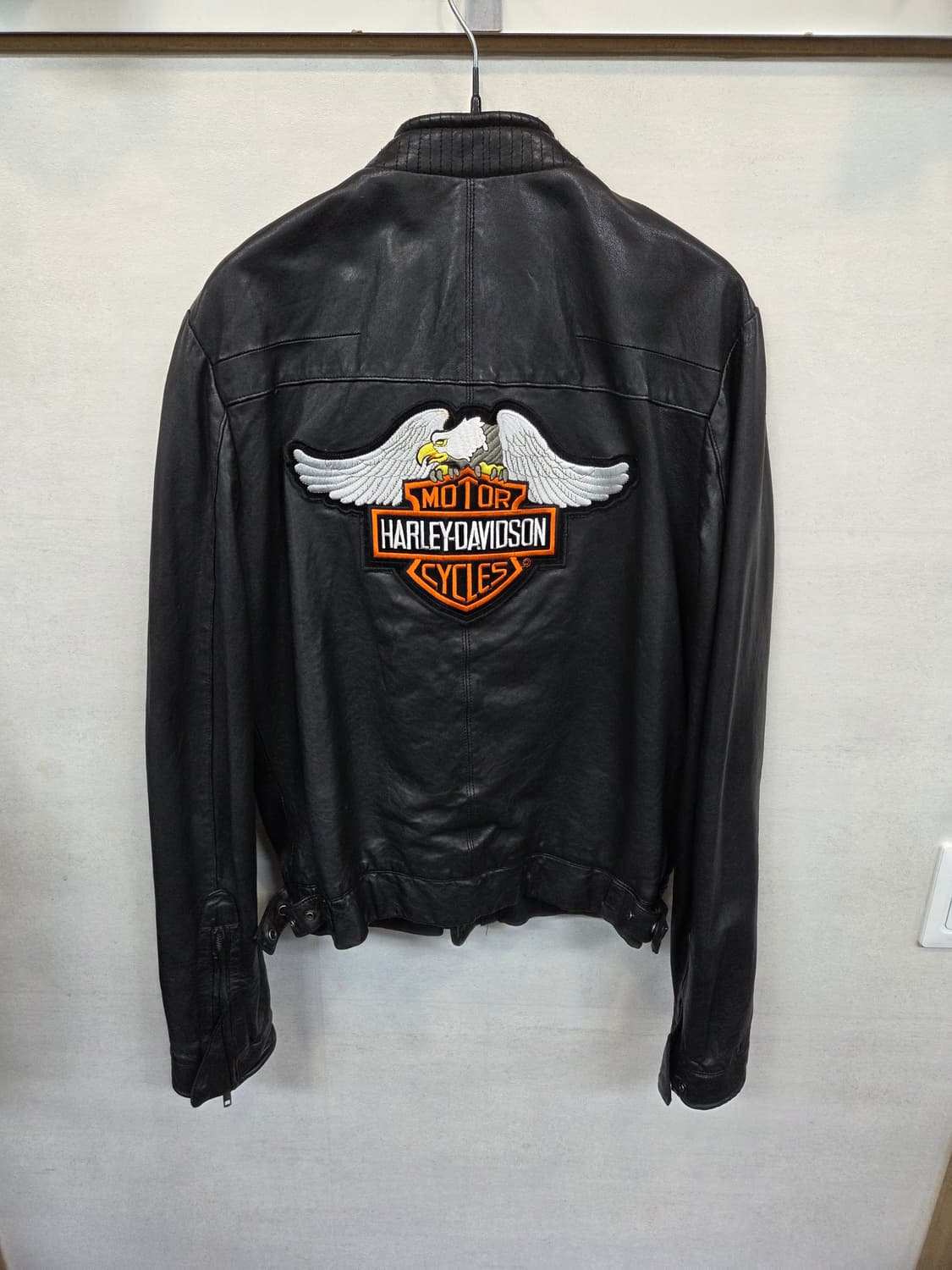 코데즈컴바인 할리데이비슨 패치 커스텀 라이더 가죽자켓 m 상품이미지2