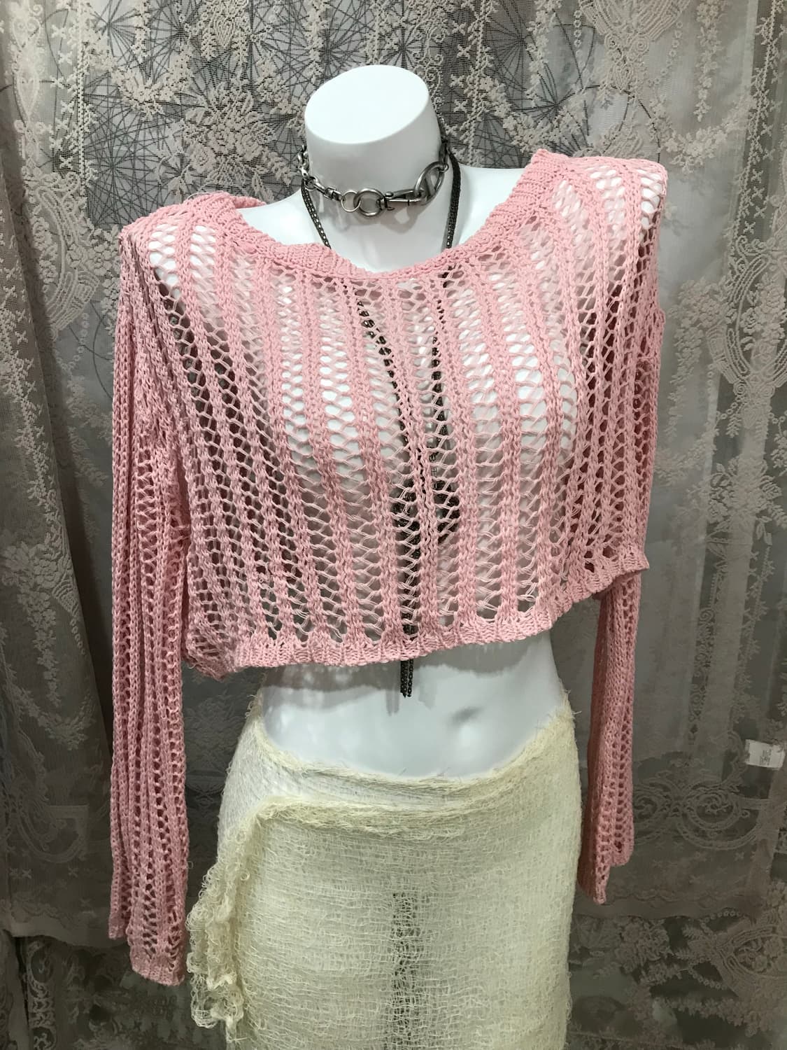 빈티지 그물 니트  상품이미지2