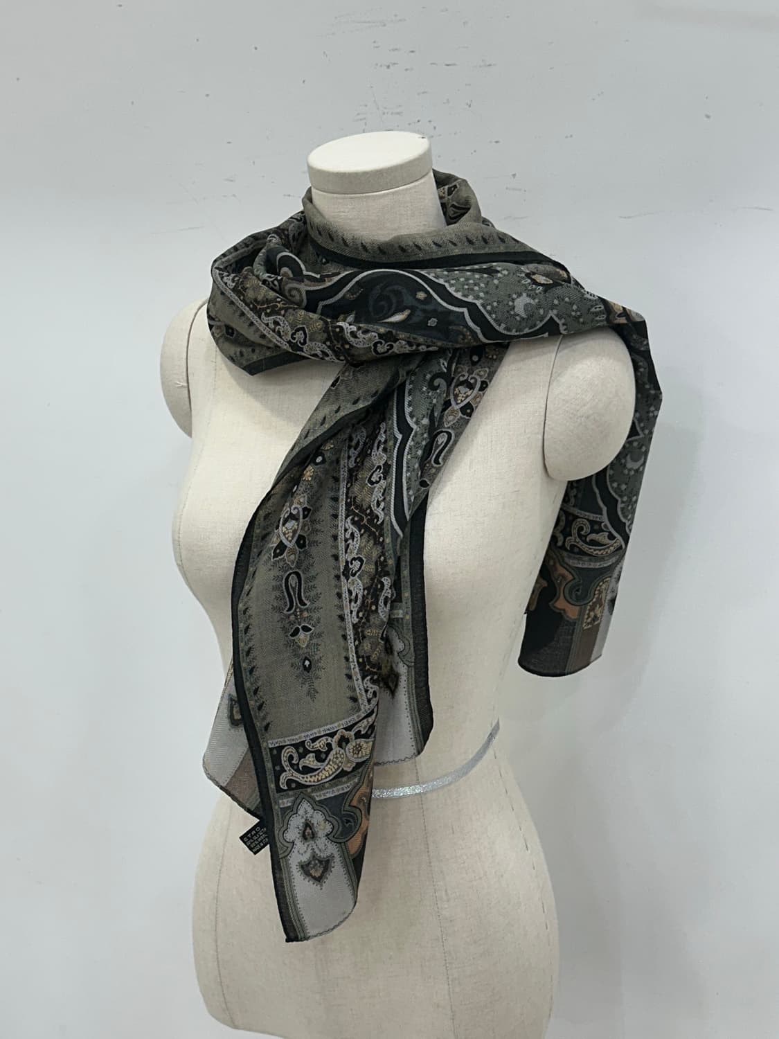 에트로 울 실크 머플러 상품이미지7