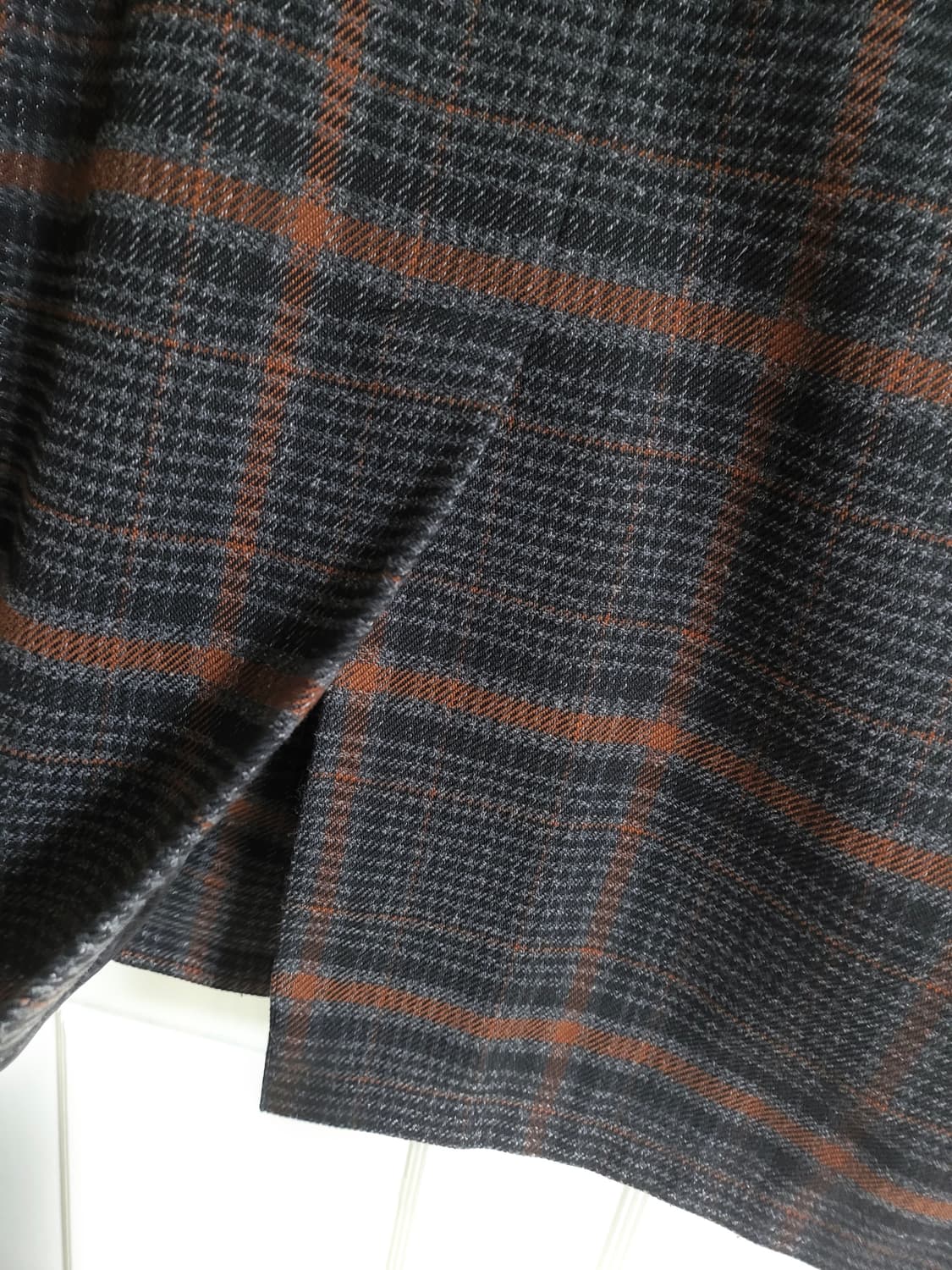 저널스탠다드 울 체크 코트 L 상품이미지5