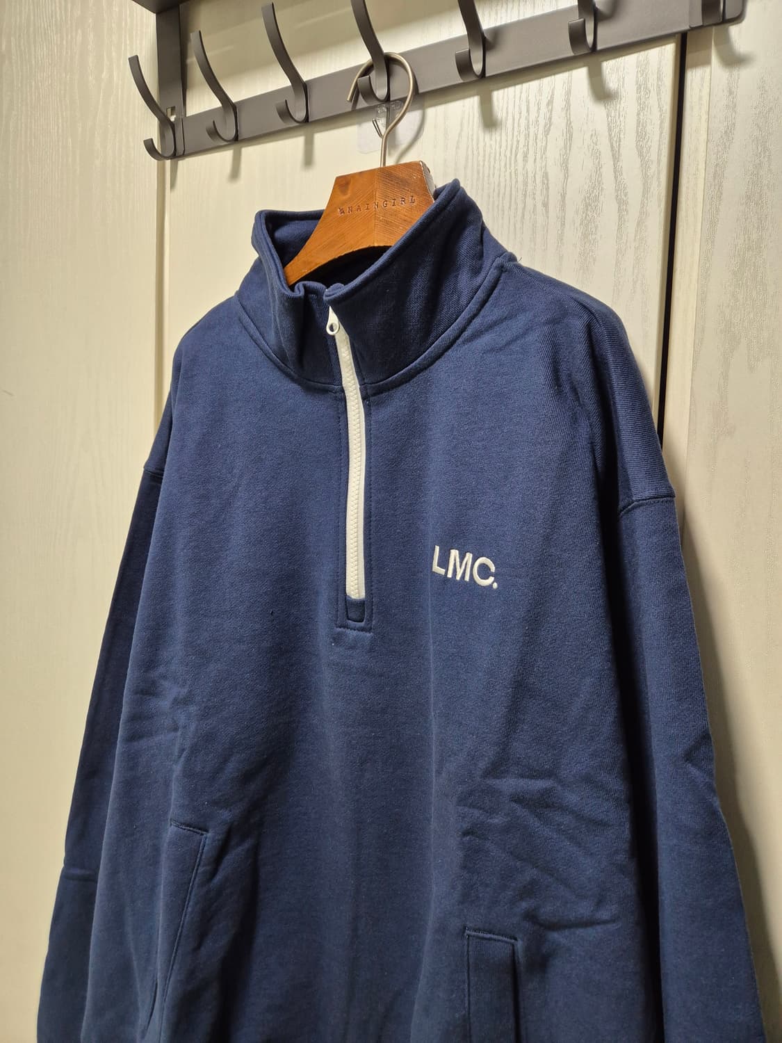 LMC 하프집업 네이비 맨투맨.새상품 상품이미지8